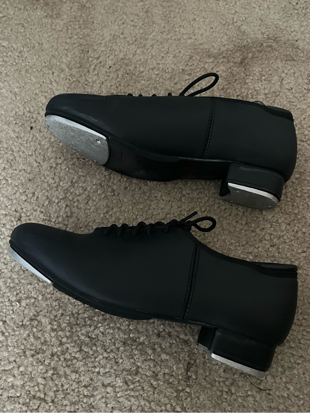 Black Balera Tap Dance Shoes - Lace-Up